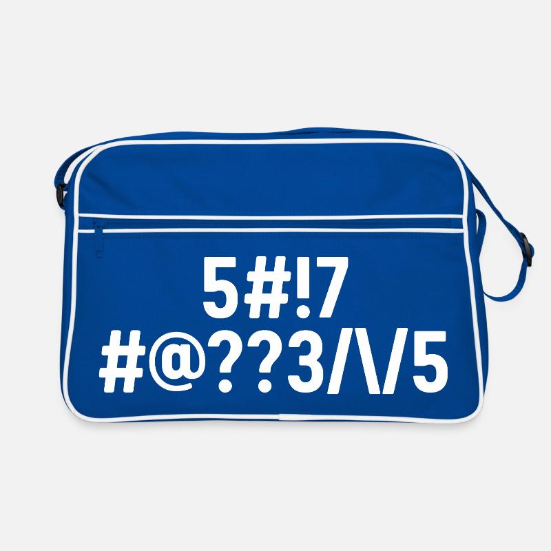 Shit Happens Coded Retro Bag