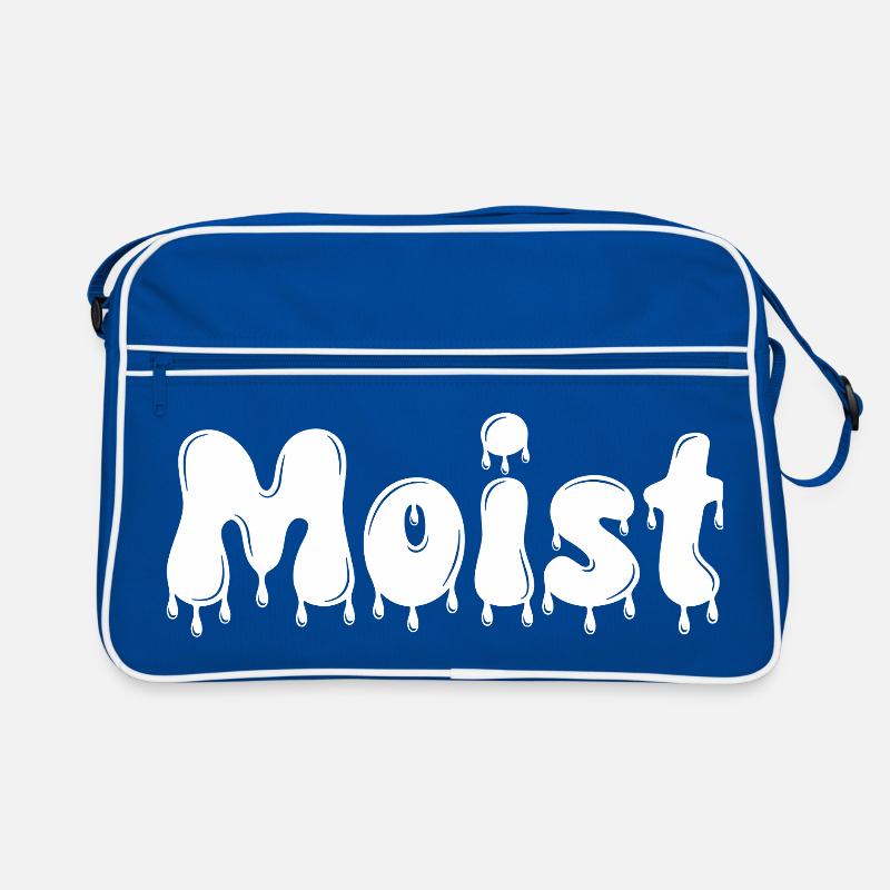 Moist Dripping Text Retro Bag