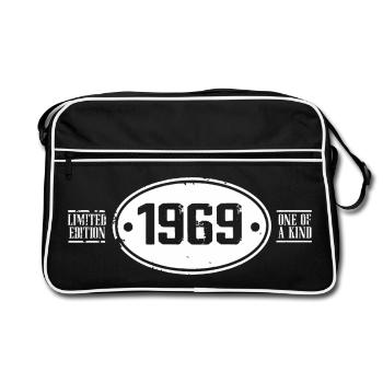 1969 Anniversaire 1969 - Sac Retro - noir/blanc - Devant