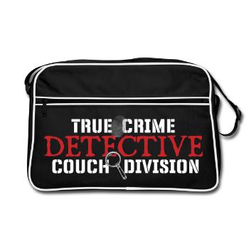 Détective True Crime Couch Division Mystère - Sac Retro - noir/blanc - Devant