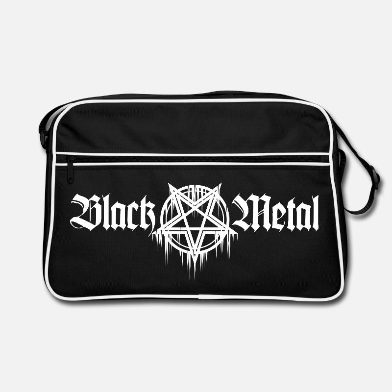 Black Metal | Avec pentagramme Sac Retro