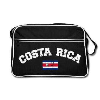 Costa Rica - Retro Bag - black/white - Front