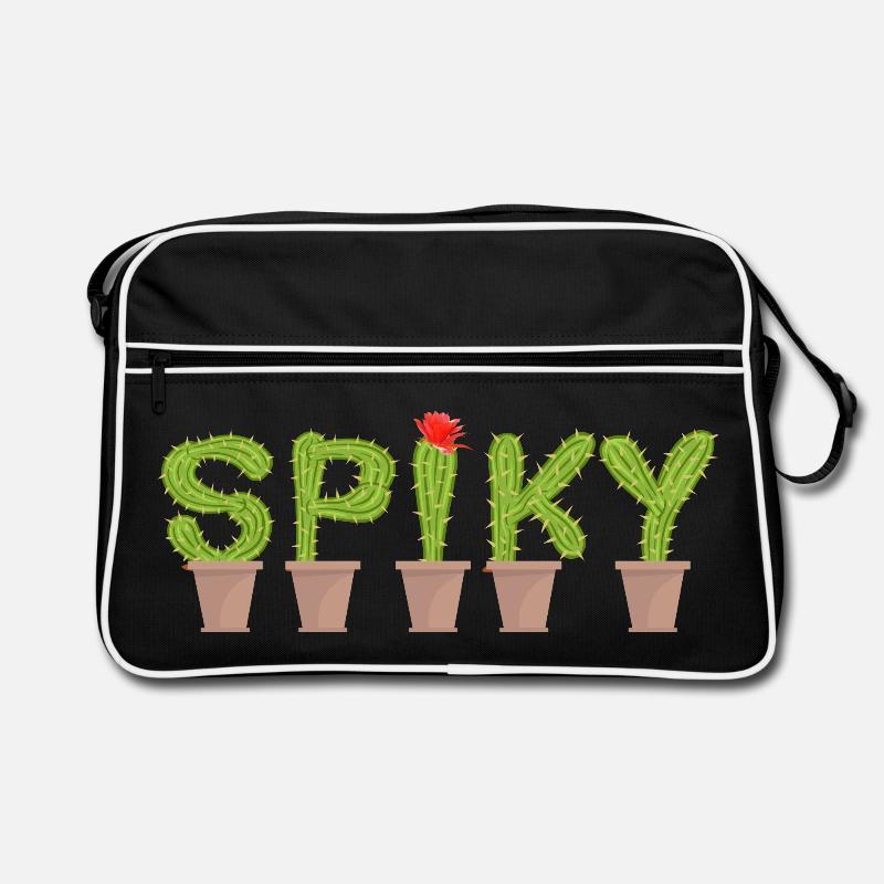 Spiky Cactus - Cactus Tee Retro Tasche