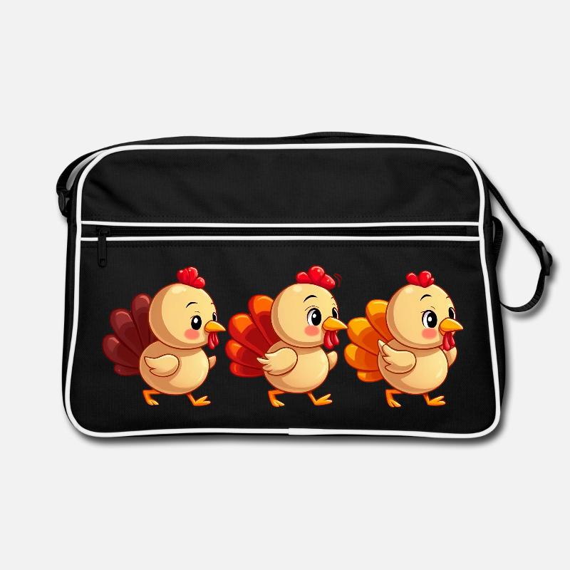 Bébé dinde de Thanksgiving Sac Retro