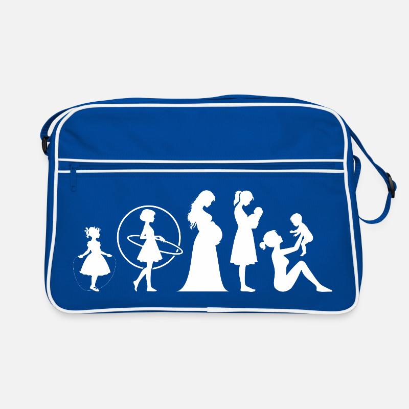 Evolution Mama Muttertag kind Familie Retro Tasche