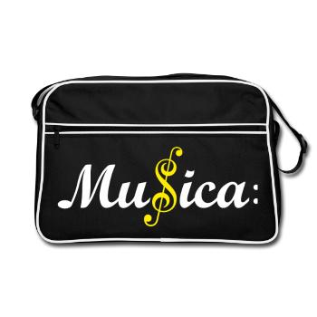 Musica - Sac Retro - noir/blanc - Devant