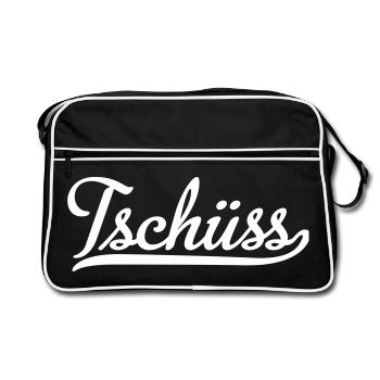 goodbye - Retro Bag - black/white - Front