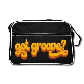 Vintage Funk Soul Music Got Groove? Rétro 60s 70e - Sac Retro - noir/blanc - Devant