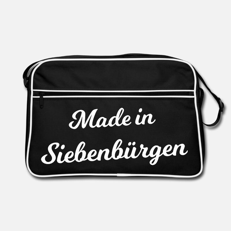 Geboren in Siebenbürgen Retro Tasche