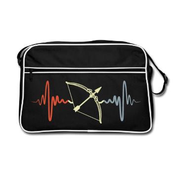 Arc Heartbeat - Retro Bag - black/white - Front