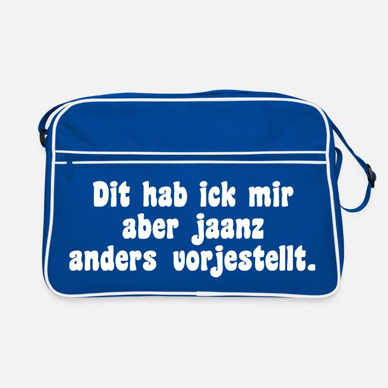 Berlin dialect saying Retro Bag
