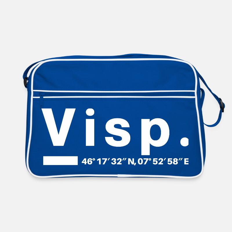 Viège Coordonnées Suisse Valais Visper Visperin Sac Retro