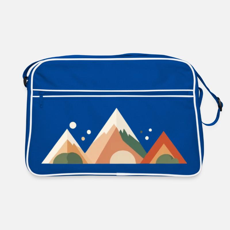 Alpine Sunset Peaks Retro Bag