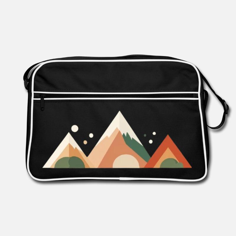 Alpine Sunset Peaks Retro Bag