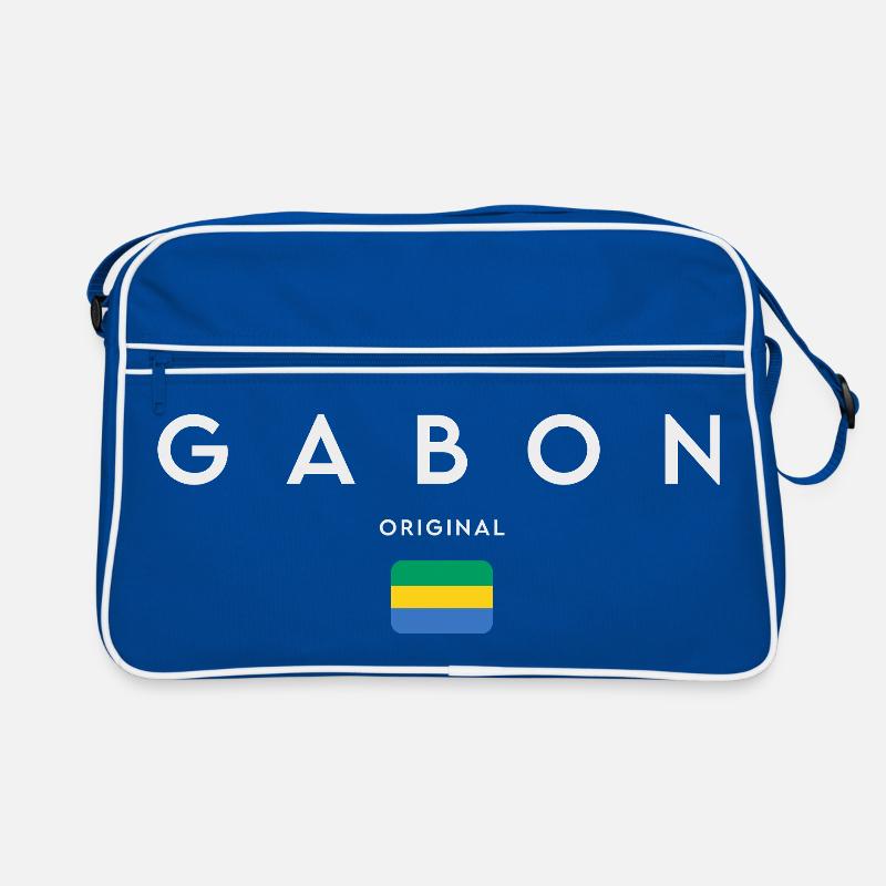 Gabonese pride, minimalist sleek design Retro Bag