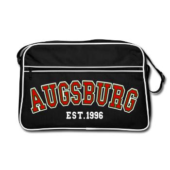 Augsburg Est. 1996 - Retro Bag - black/white - Front