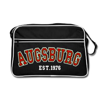 Augsbourg Fondée en 1976 - Sac Retro - noir/blanc - Devant