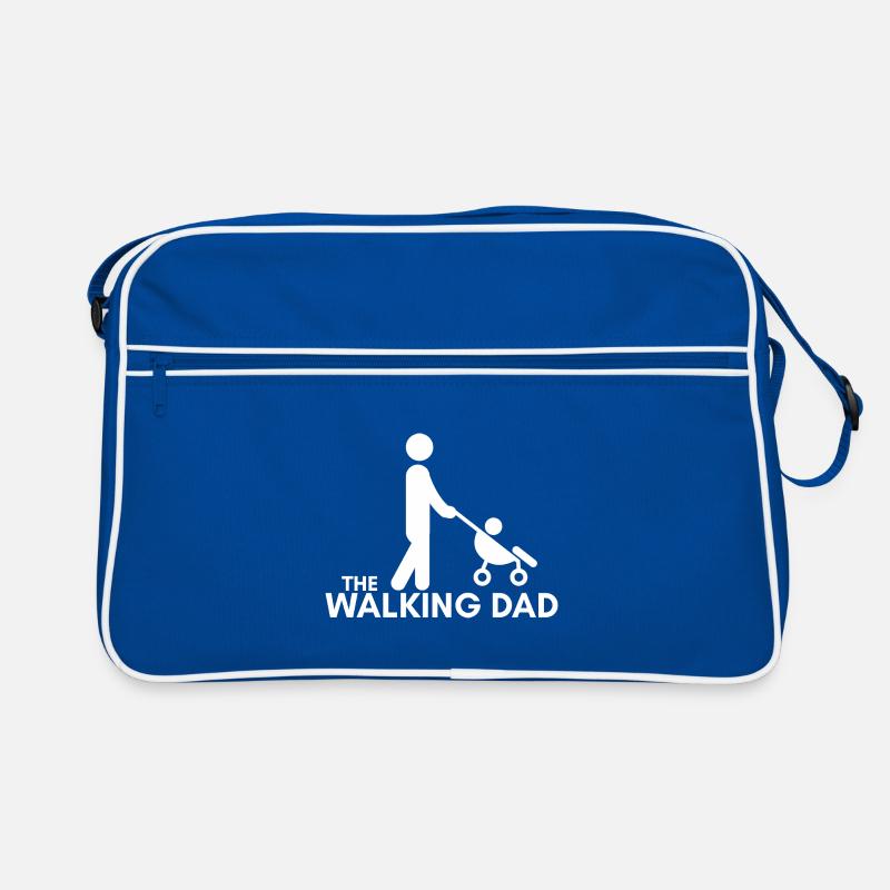 The Walking Dad Dad Stroller Gift Retro Bag