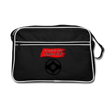 Karaté Kyokushinkai The Ultimate Truth Kyokushin - Sac Retro - noir/blanc - Devant