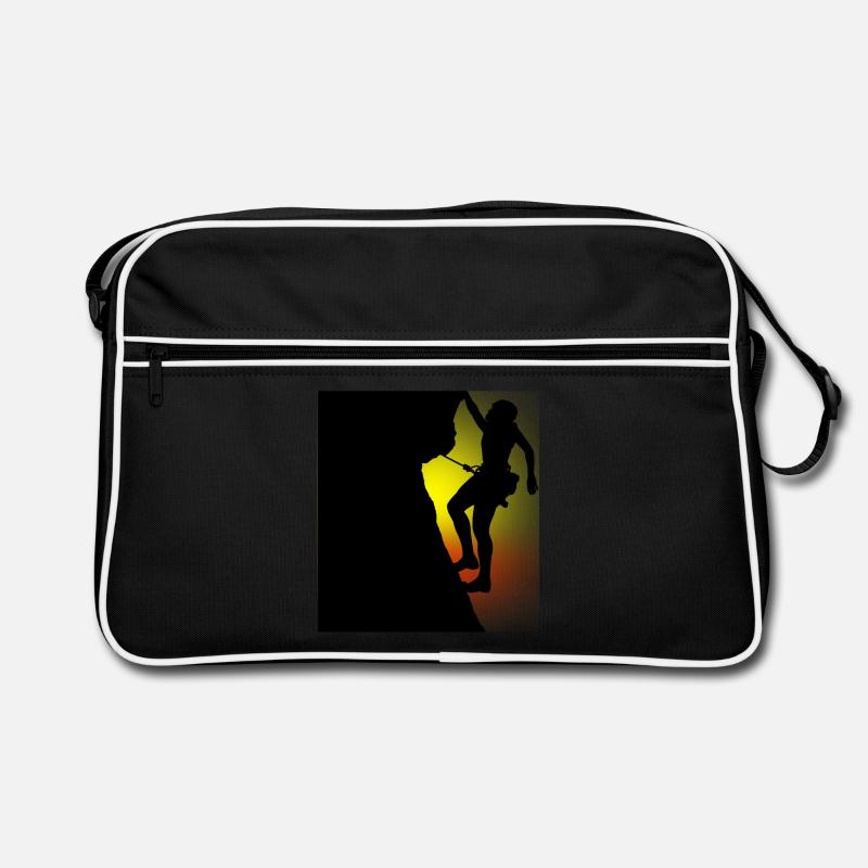 Klettern, Berge Retro Tasche