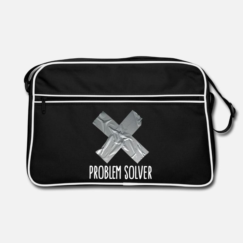Problem solver marrant Ruban adhésif mari père Sac Retro