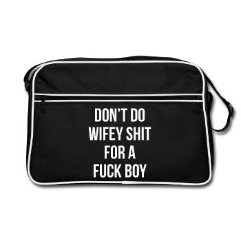 Bold Feminist Statement T-Shirt - Retro Bag - black/white - Front