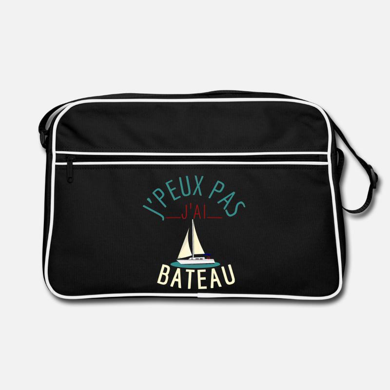 j'peux pas j'ai bateau Sac Retro