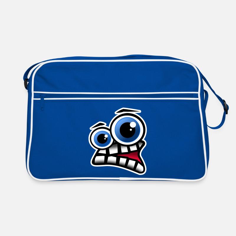 Gesicht Comic Retro Tasche