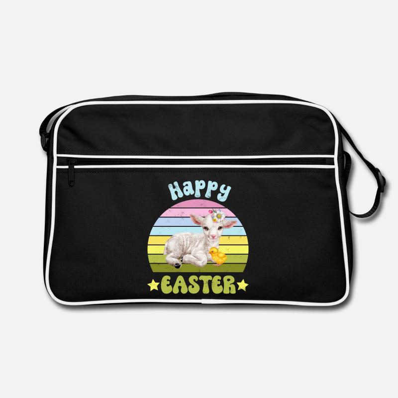 Easter Lamb Sheep Retro Bag