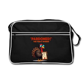 Turquie graciée - Sac Retro - noir/blanc - Devant