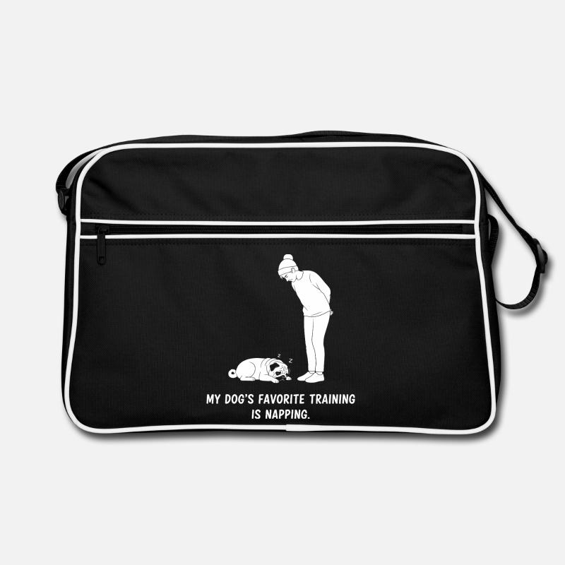 Hundetraining Nickerchen Retro Tasche