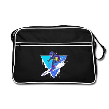 Ski - Retro Bag - black/white - Front