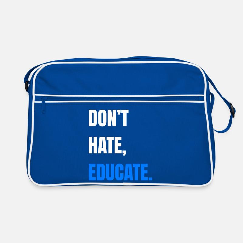 Ne détestez pas éduquer Sac Retro