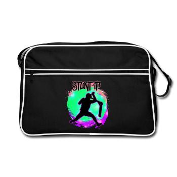 Scooter - Stunt it - Retro Bag - black/white - Front