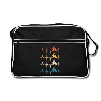 Quad Heartbeat Rétro 4x4 ATV Quad Biker - Sac Retro - noir/blanc - Devant