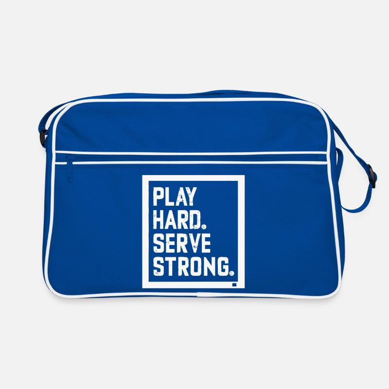 Joue dur Serve fort Sac Retro