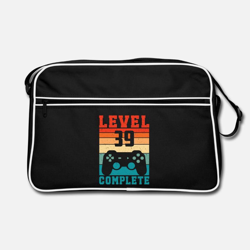 39th Birthday Level 39 Complete 39 Years Gamer Retro Bag
