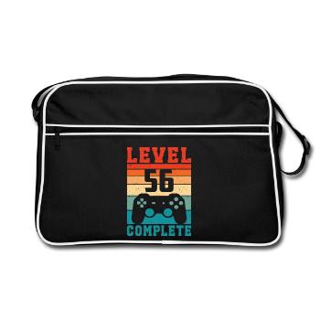 56th Birthday Level 56 Complete 56 Years Gamer - Retro Bag - black/white - Front