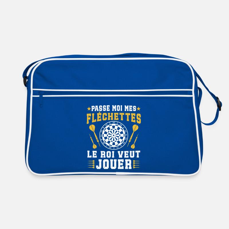 Passe Moi Les fléchettes Le Roi Veut Jouer Sac Retro