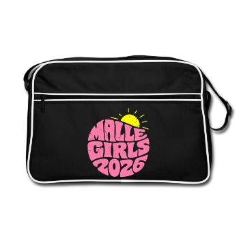 Malle 2026 Malle Girls - Sac Retro - noir/blanc - Devant