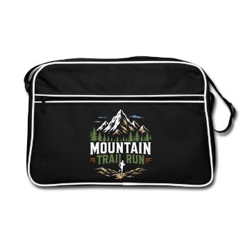 Mountain Trail Run - Retro Bag - black/white - Front