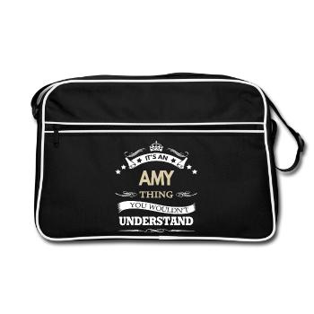 C’est une chose drôle que tu ne comprendrais pas - Sac Retro - noir/blanc - Devant
