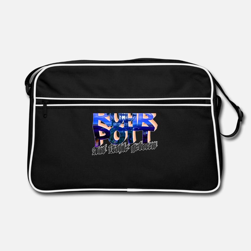 Ruhrpott - Auf Kohle geboren Retro Tasche
