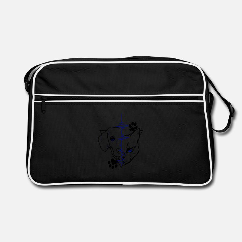 Chien et chat Sac Retro