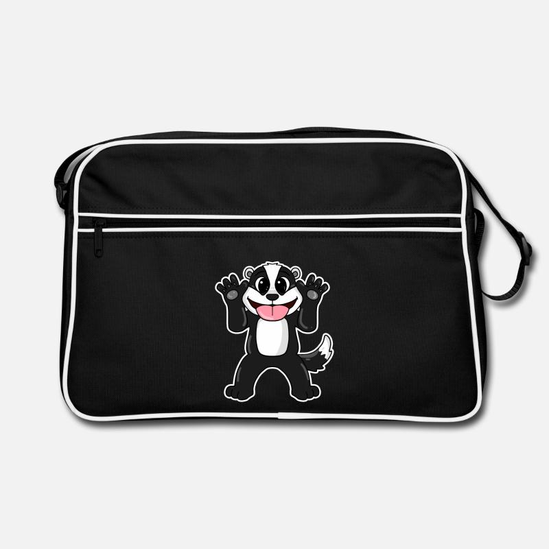 Dachs Dachse Retro Tasche