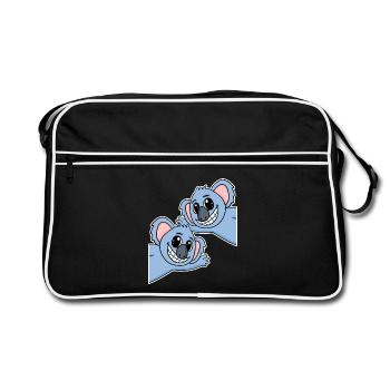 Koala Koalas - Retro Bag - black/white - Front