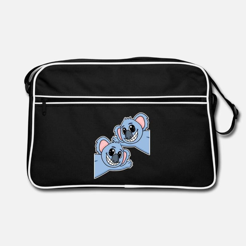 Koala Koalas - Sac Retro - noir/blanc