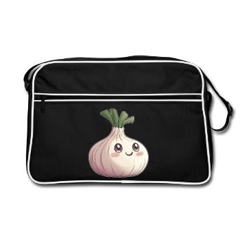 Garlic - Retro Bag - black/white - Front