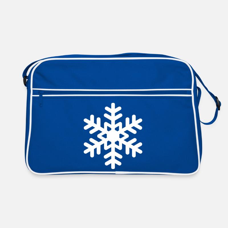 Snowflake Snow Retro Bag