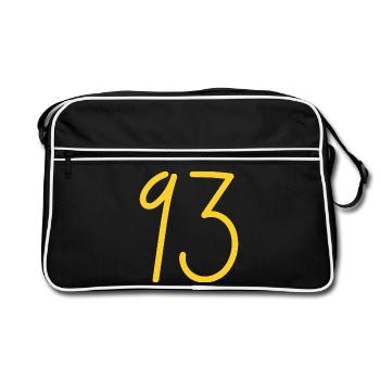 93 - Sac Retro - noir/blanc - Devant
